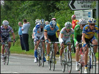 The Tour of Britain riders