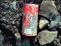 قطعات هواپیمایی که در پنسیلوانیا سقوط کرد