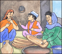 ګلخان، سميع الله او شکريه