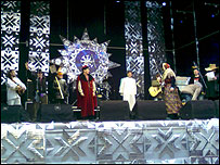 вертеп в Івано-Франківську - на сцені Юрій Луценко