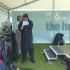 A Wistful moment in the Hub Tent