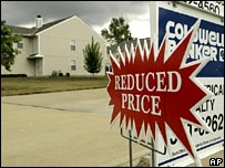 ABD'de, satılık ev yazısı