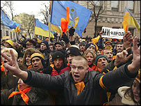 Demonstrace na Ukrajině