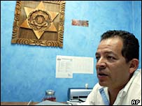 O novo chefe de polícia Omar Pimentel, que pediu três guarda-costas 