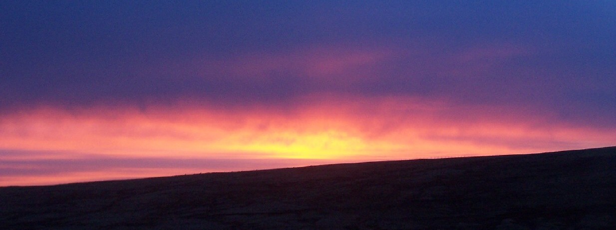 Sunrise at 7:45. Longer days are almost here.