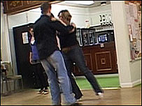 Linda Walker dancing 