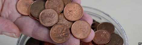 Canadian cents