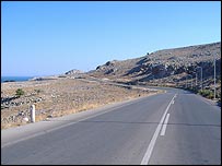Road Race will start and finish at Lindos Bay