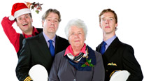 John Finnemore, Roger Allam, Stephanie Cole and Benedict Cumberbatch star in a Cabin Pressure Christmas special