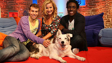 Mabel with Joel Defries, Helen Skelton and Andy Akinwolere