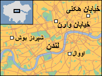 خيابانی در نزديکی ايستگاه شپردز بوش