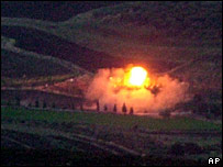 explosão próxima da fronteira com o líbano