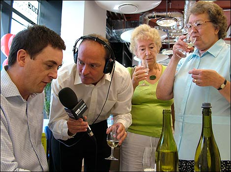 Tasting French wines