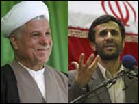 Rafsancani ve Ahmedinecad