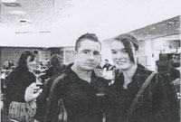 Bethan Devonald gyda Shane Williams