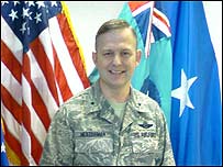 Base Commander, Brigadier General John W Hesterman