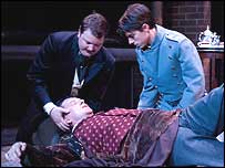 From left:Jonathan Keeble, Luke Shaw, Billy Webb 