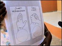 Boletim de voto no referendo