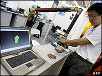 Minh hoạ tại hội chợ công nghệ ở Singapore