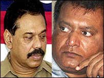 President Rajapaksa with LTTE leader Prabhakaran