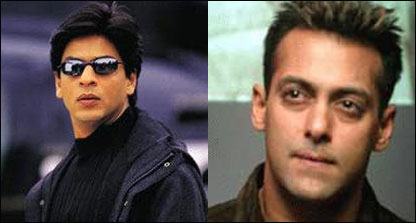 سلمان خان اور شاہ رخ خان 