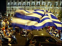 Oslavy titulu v Řecku