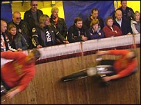 The 'Wall of Death' at the show