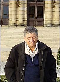 Andrew outside Rudolfinum, Prague 