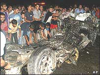 اتومبيل حامل دو عضو حماس