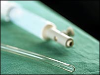 Equipamento usado em abortos