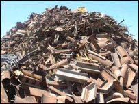 انبار آهنپاره ها