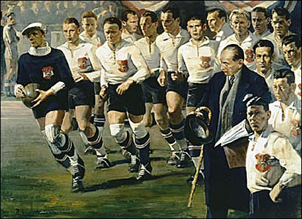 Paul Meissner's painting of the Wunderteam