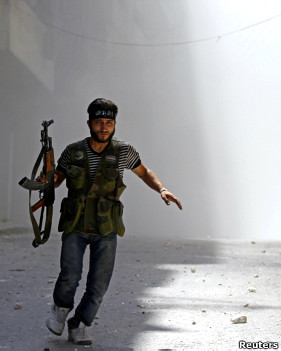 Combatiente del Ejército Libre Sirio