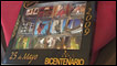 Placa del bicentenario de chocolate.