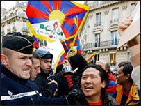 ओलंपिक मशाल यात्रा का विरोध