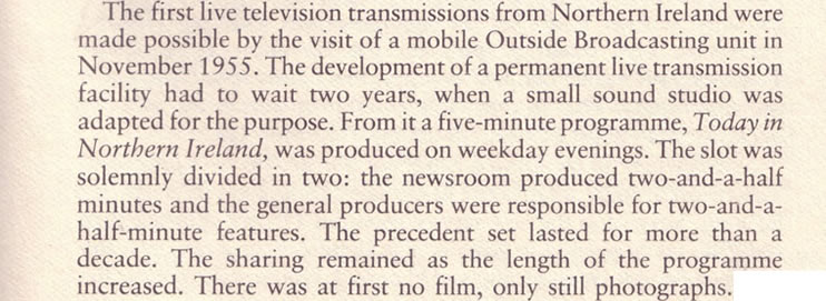 Rex Cathcart - The Most Contary Region: The BBC in Northern Ireland 1924-1984, Blackstaff Press, 1984
