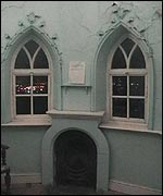 The windows from the inside of Perrott's Folly