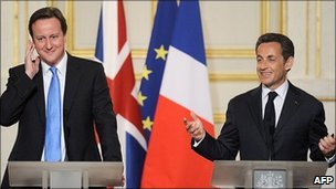 David Cameron and Nicolas Sarkozy