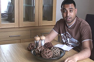 Rana from Ipswich was born and bred in Blighty, but it's his stomach that reminds him of his roots.