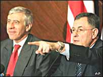 فواد سينيوره و جک استرا در بيروت