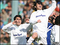 صحنه دیدار شیرین فراز و استقلال