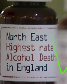 Graphic; North East has highest alcohol related death rate in England