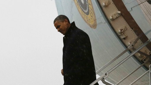 Barack Obama tiba di Washington