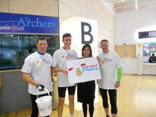 At the Mailbox in Birmingham with presenter Shefali Oza