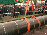 Bakü Ceyhan boru hattının ilk bölümü