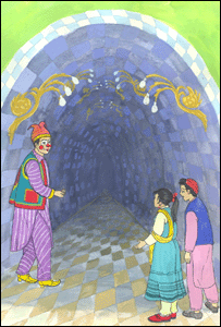 لالو و اطفال در سالنگ