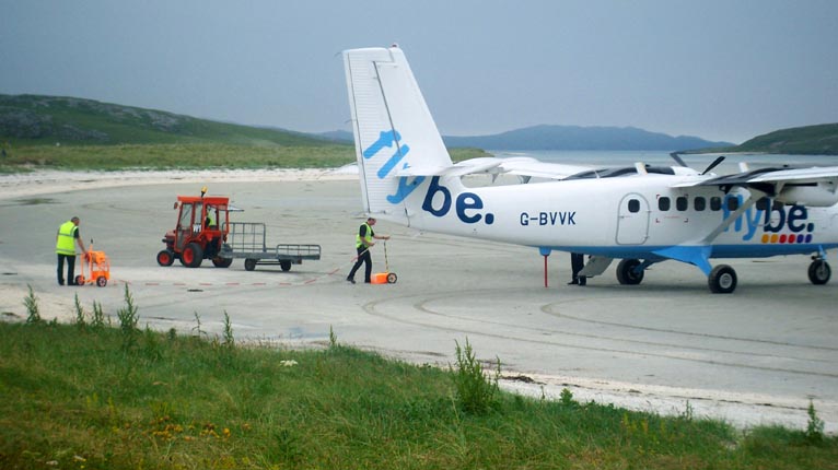 Plèana air an Tràigh Mhòr ann am Barraigh