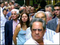 Arjantin sokaklarındna bir görünüm