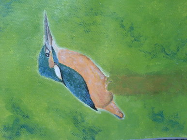 kingfisher acrylic