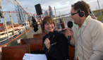 Alan Carr on Blackpool's Princess Alice Tram